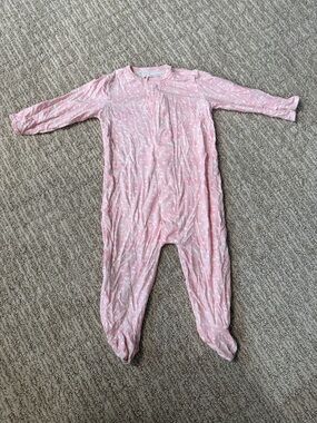Magnetic Me Pink Footed One-Piece Pajamas for Baby 6-9 Months